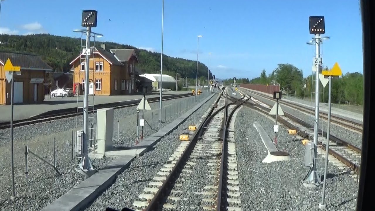 5.10.2020: NORWEGIA MERÅKERBANEN STORLIEN-TRONDHEIM Z KABINY MASZYNISTY cz. III