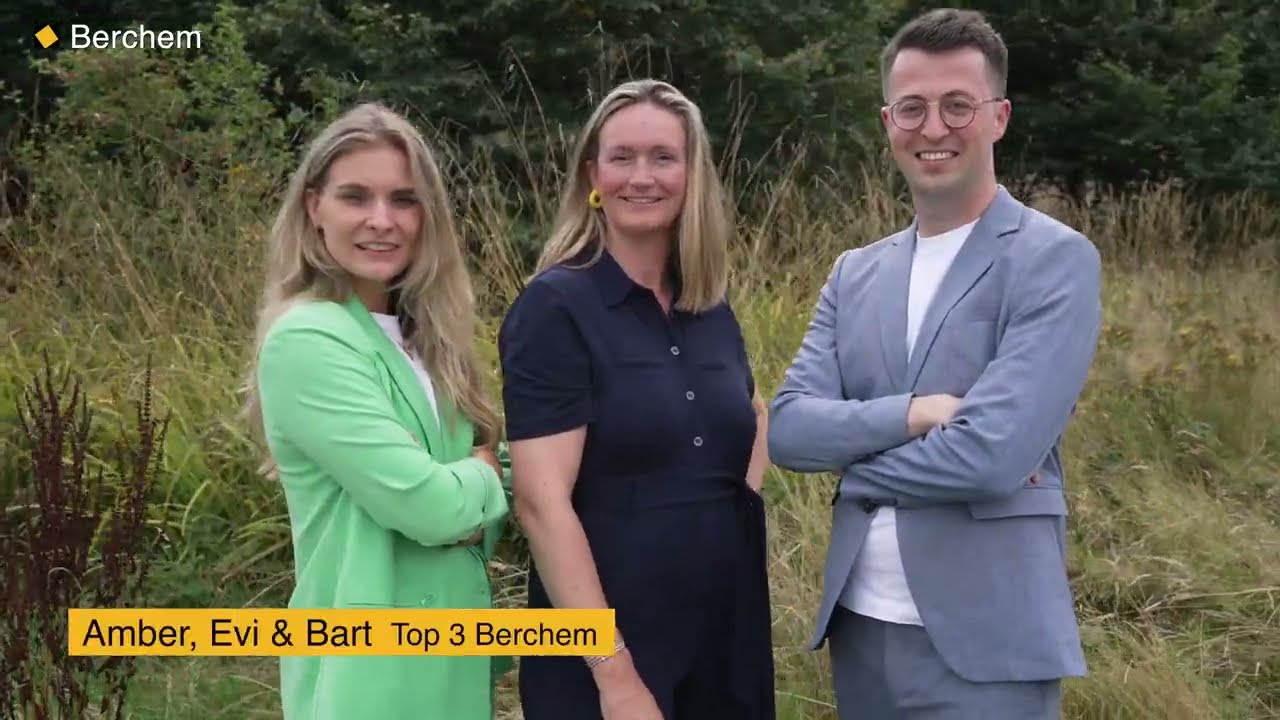 Berchem, Antwerp - a message by mayor Evi van der Planken