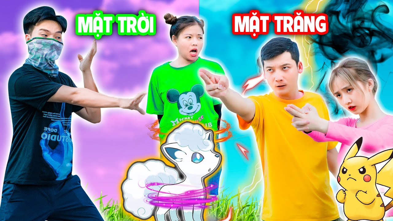 Pokemon Mặt Trời Vs Mặt Trăng - Hạt Tiêu Đánh Bại Pokemon Mew Giải Cứu Nhi Nhi - Phim Hài Táo TV