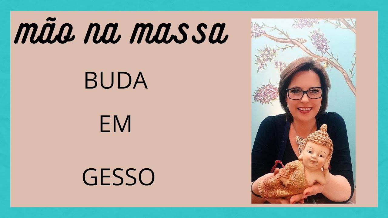 MÃO NA MASSA l BUDA EM GESSO