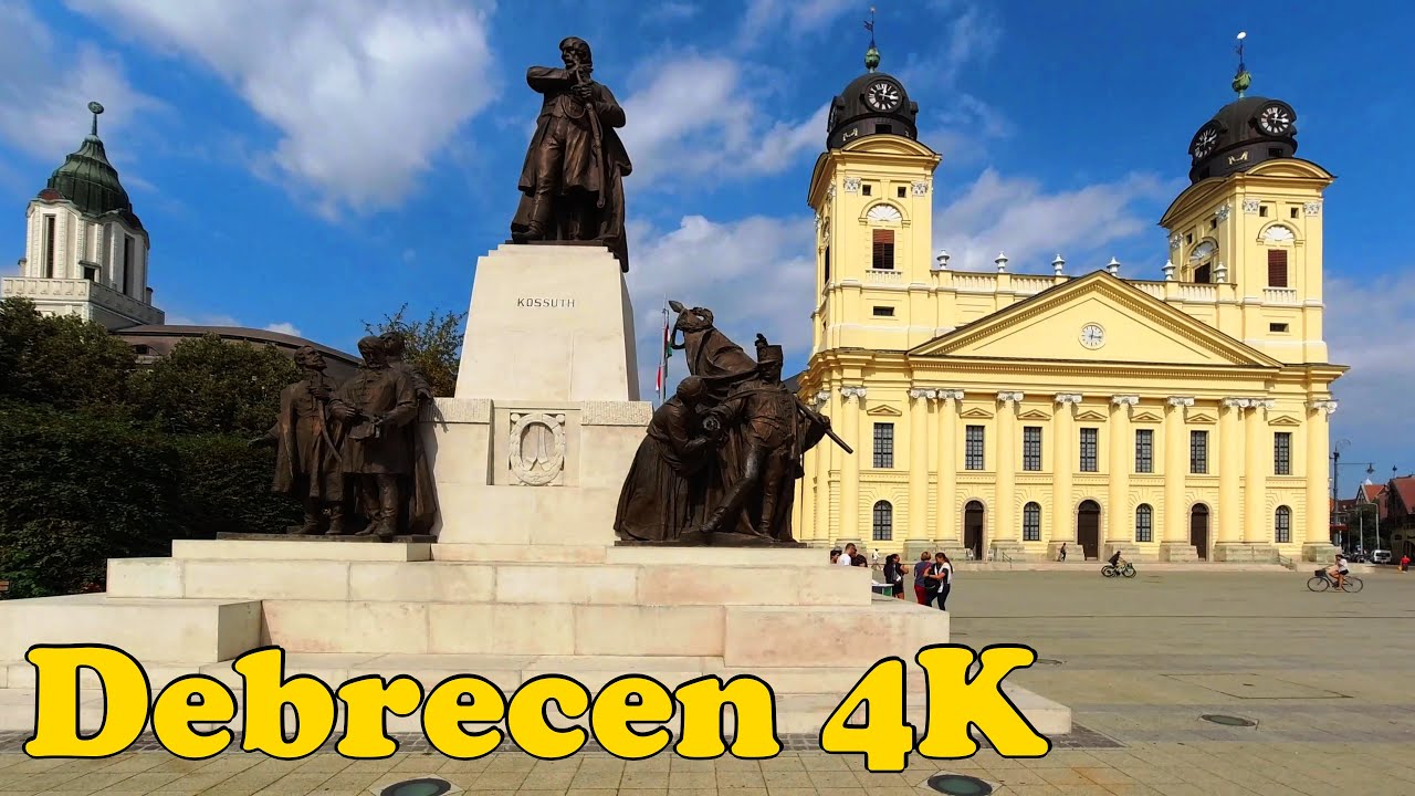 Debrecen Hungary Walking Tour [4K]
