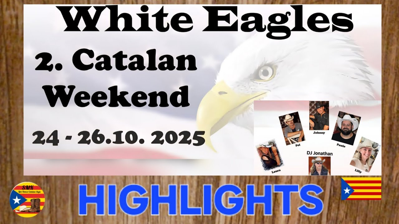 HIGHLIGHTS ❤️💛 Linedance Catalan Style & Workshops / 2. Catalan Weekend White Eagles 🇪🇦🦅 #linedance 