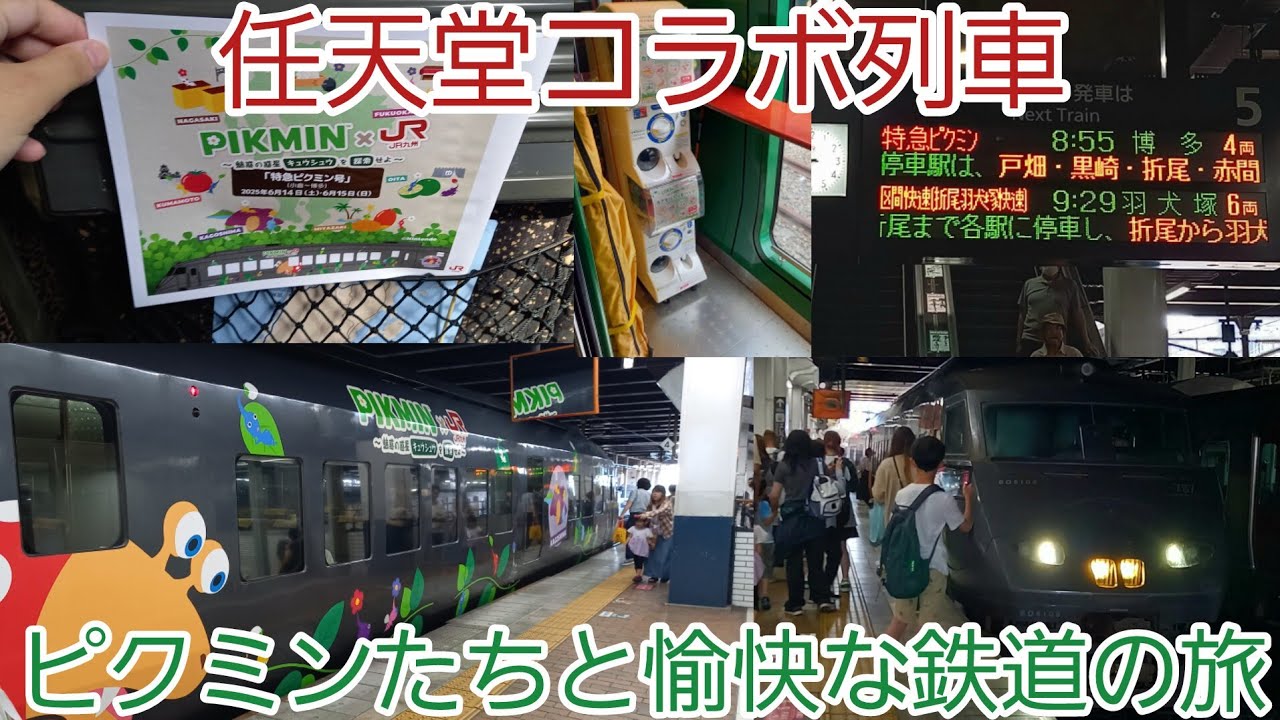 【小倉→博多】臨時特急ピクミン号に乗ってきた