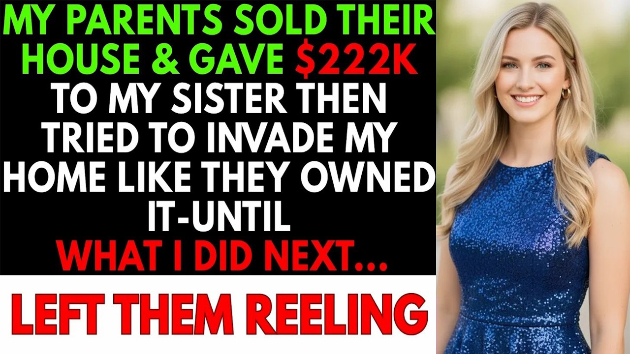 Parents give sister $222K, invade home; nurse evicts them, cuts contact.