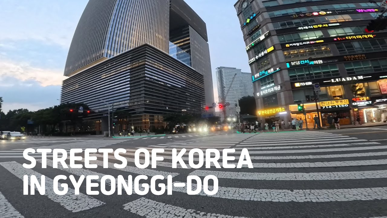4K Korea Walk - Korean street walking tour, Gyeonggi-do
