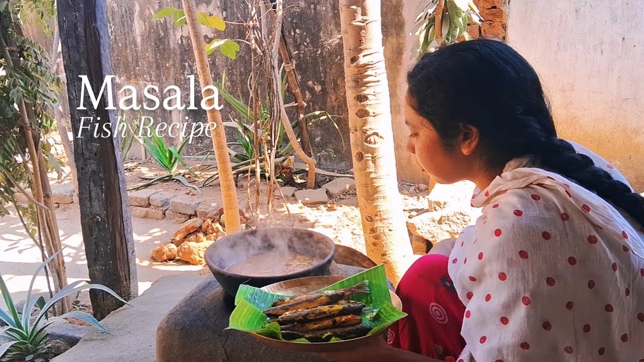 Traditional Life | Masala Fish Curry Recipe Cooking In Village | Sunita Traditional Life 