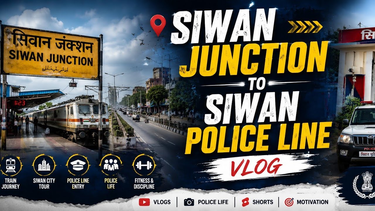 🚔 Siwan Junction to Siwan Police Line Vlog 🚔आज के इस वीडियो में हम सिवान जंक्शन से सिवान पुलिस लाइन 