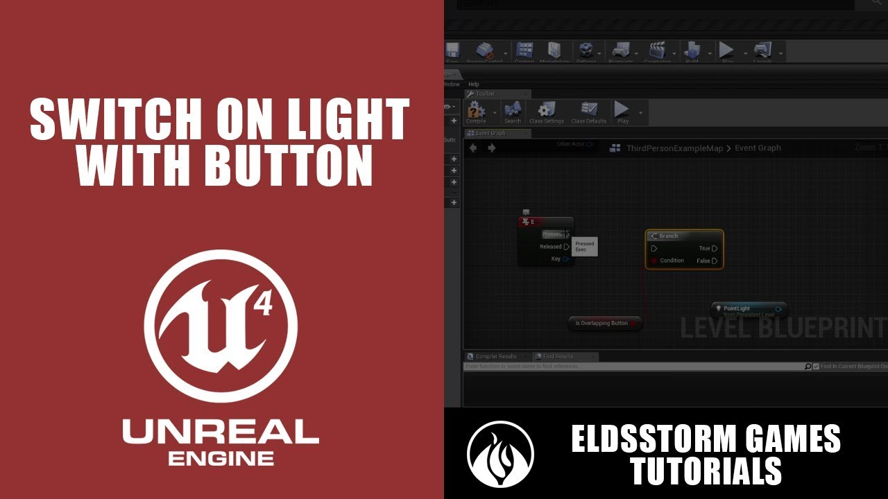 6. Unreal Engine 4 - Switch On Light Using Button