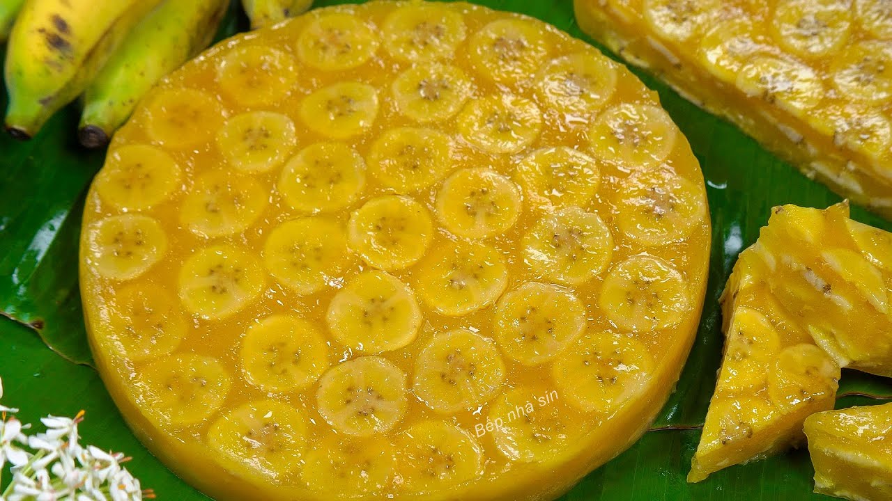 BÁNH CHUỐI HẤP làm theo cách mới bánh dai mềm ngon mà còn bảo quản được lâu