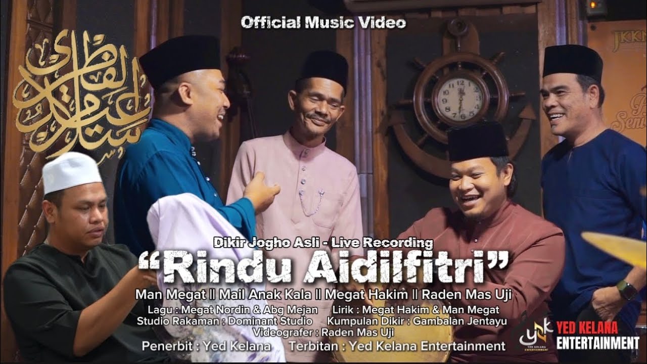 Rindu Aidilfitri - Mail Anak Kala, Man Megat, Megat Hakim & Raden Mas Uji | Dikir Jogho Asli 