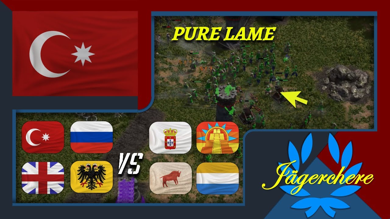 THIS NEEDS NERF! IT'S TOO OP! | 4v4 Treaty with Ottomans | AOEIII: DE