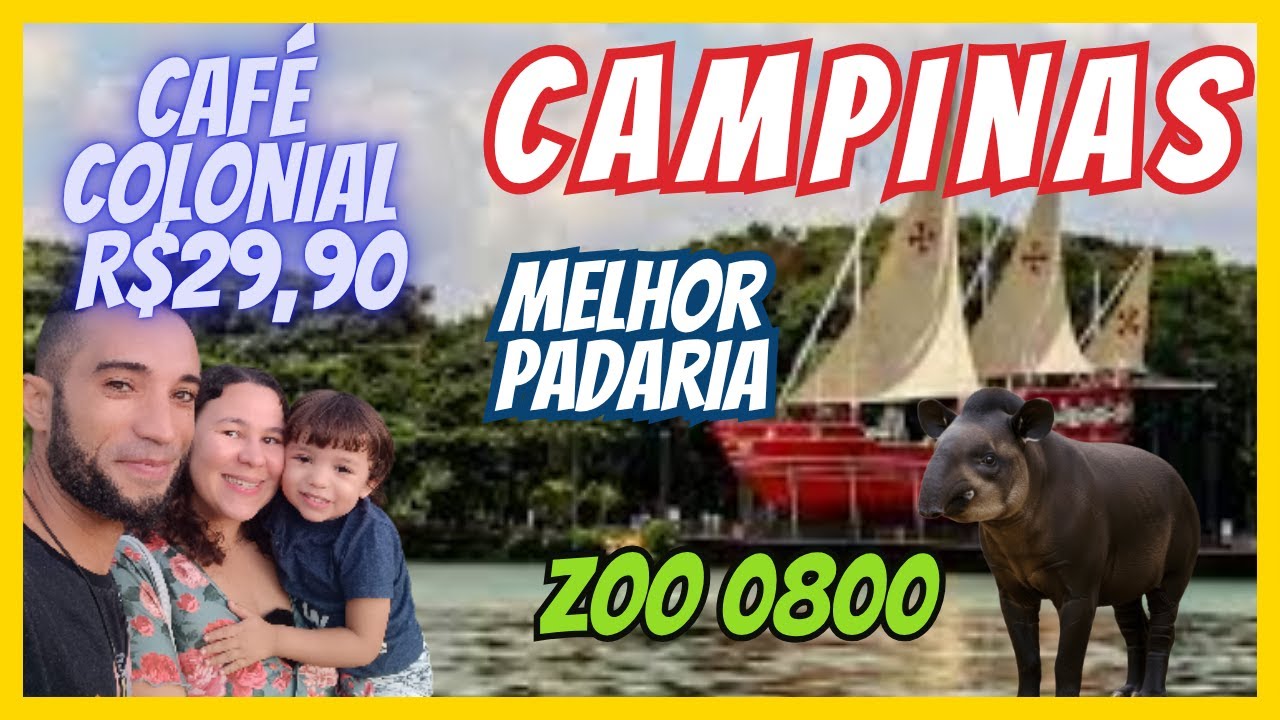 Café Colonial Barato, Passeios grátis e Muito Mais! O Que fazer em Campinas.