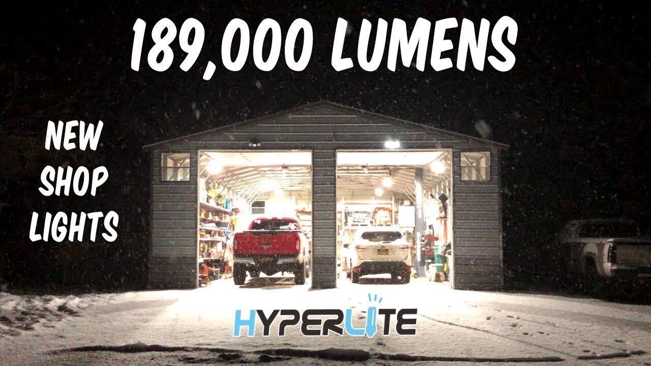 My Shop is Operating Room Bright with Hyperlite Hero High Bay Lights