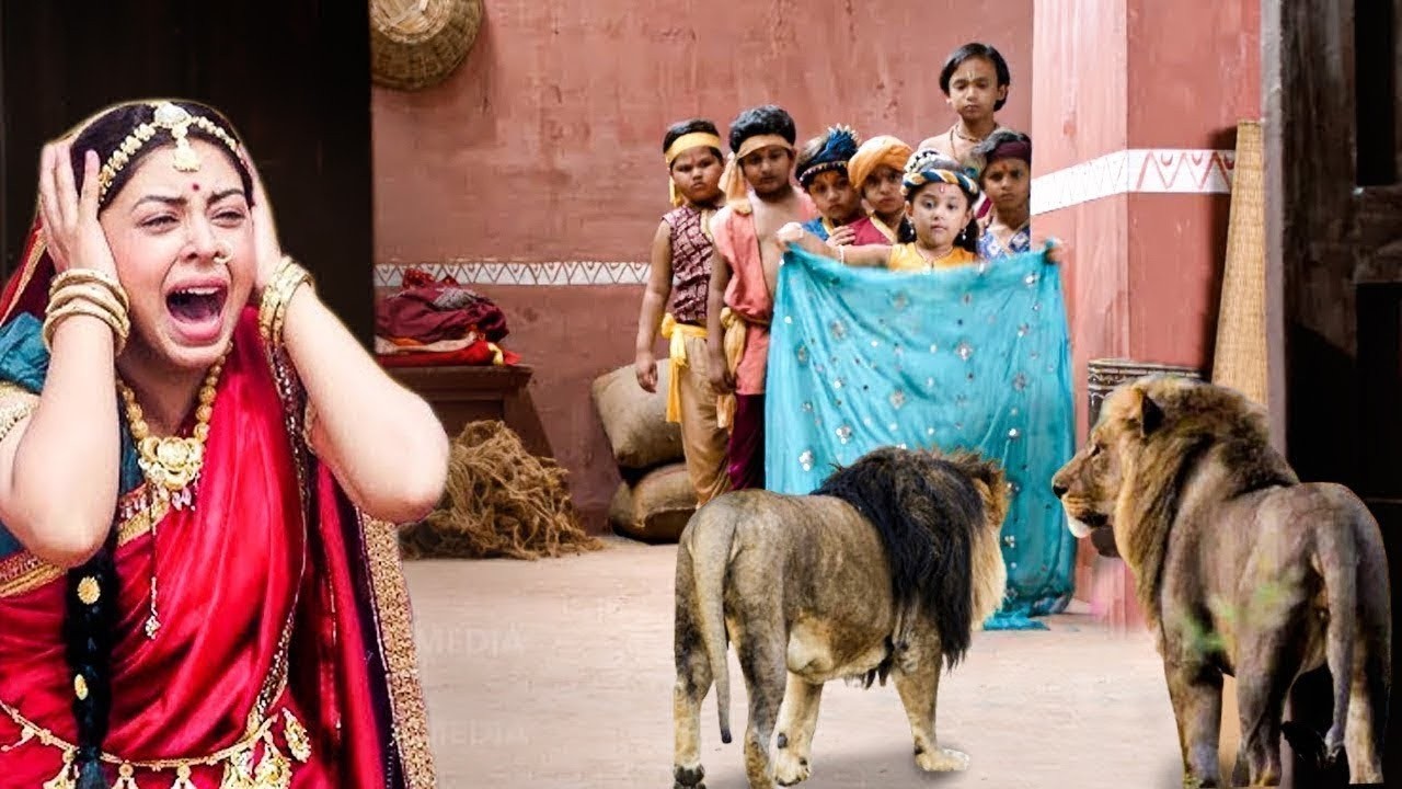 क्या कान्हा अपने मित्रों को शेरों से बचा पाएंगे? Yashomati Maiya Ke Nandlala | Krishns Serial 2026