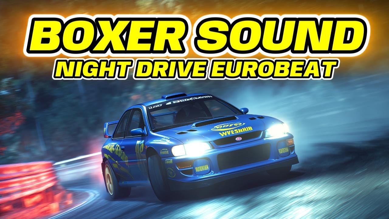 INSANE Subaru Boxer Sound × Aggressive Eurobeat Night Drive | GC8 WRX STI
