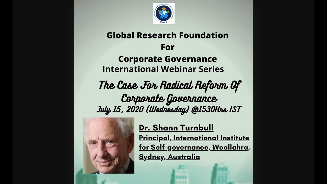 The Case For Radical Reform Of Corporate Governance