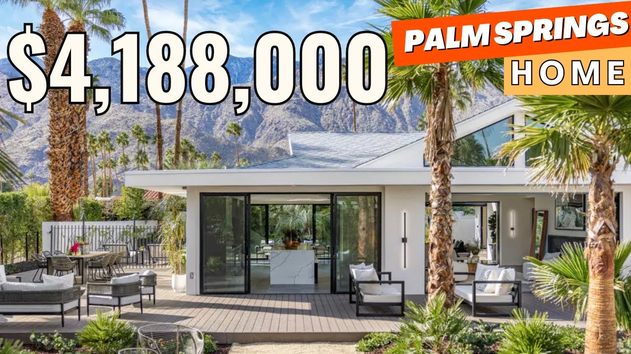 Stunning Luxury $4.2M HOME in Deepwell Estates | Palm Springs CA and the Coachella Valley