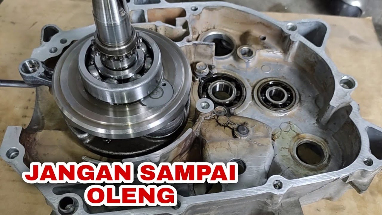 Cara pasang gigi rasio dan bandul motor supra x125 /karisma