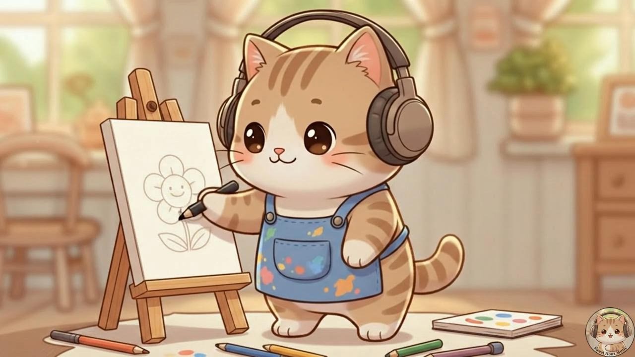 Relaxing Music for Stress Relief ✨ Mochi Paints | Calm Down Fast