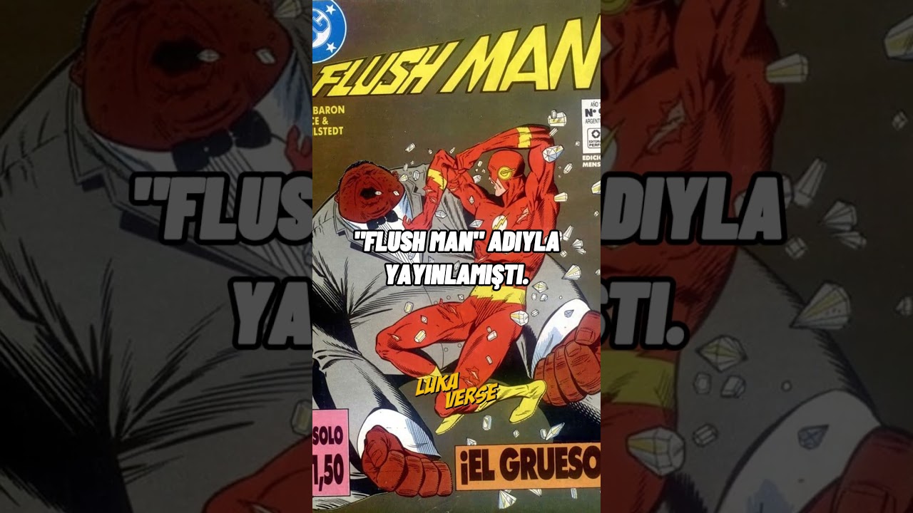 Flush Man kimdir? Arjantinli Flash! ⚡ #theflash #flushman #dccomics #dc #shorts #shortvideo #flash
