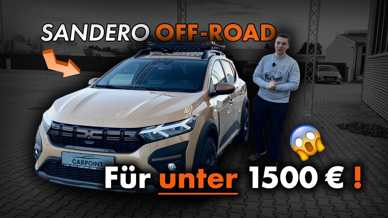 Der Dacia SANDERO Off-Road - das Review 😍 Carpoint GmbH