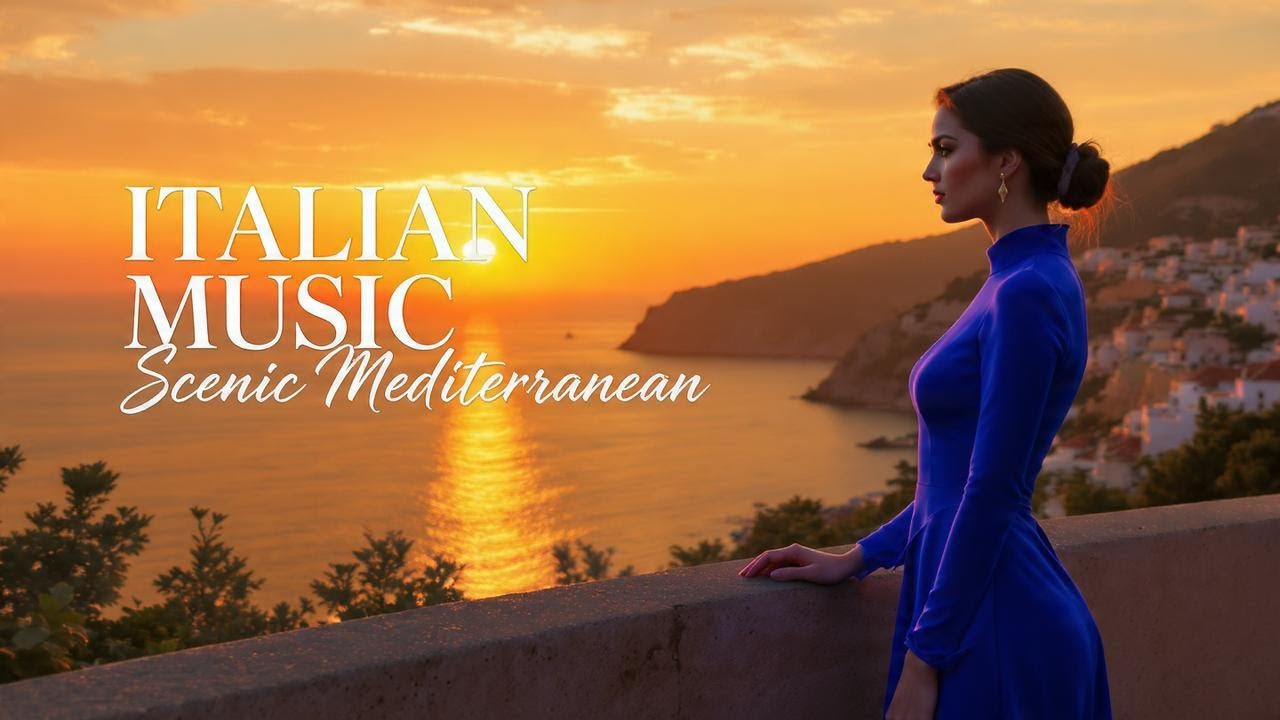 🎶 Italian Vibes & Mediterranean Music 🎶 2+ Hours Amalfi Coast & Lake Como Chill Vibes 4K
