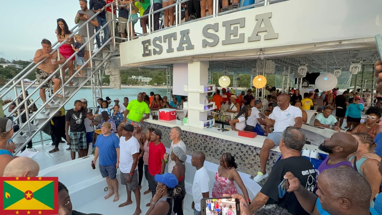 Grenada is Dangerously Green | A Cruise with no Exhaust on Esta Sea and a Hash |
