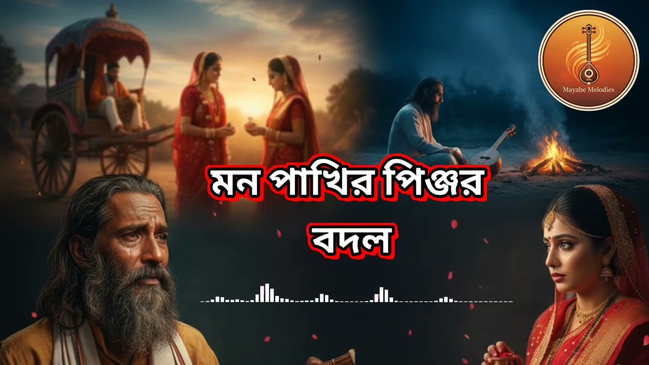 মন-পাখির পিঞ্জর বদল | এক বুক ব্যথা নিয়ে বিদায় | বাউল গান 💔 New Baul song 2026