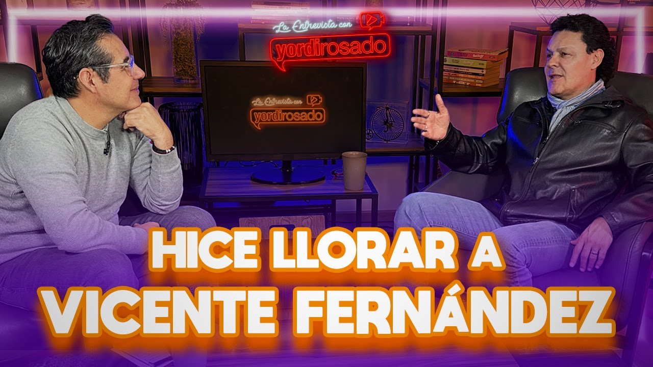 VICENTE FERNÁNDEZ ME DETUVO A MEDIA CANCIÓN | Pedro Fernández | La entrevista con Yordi Rosad