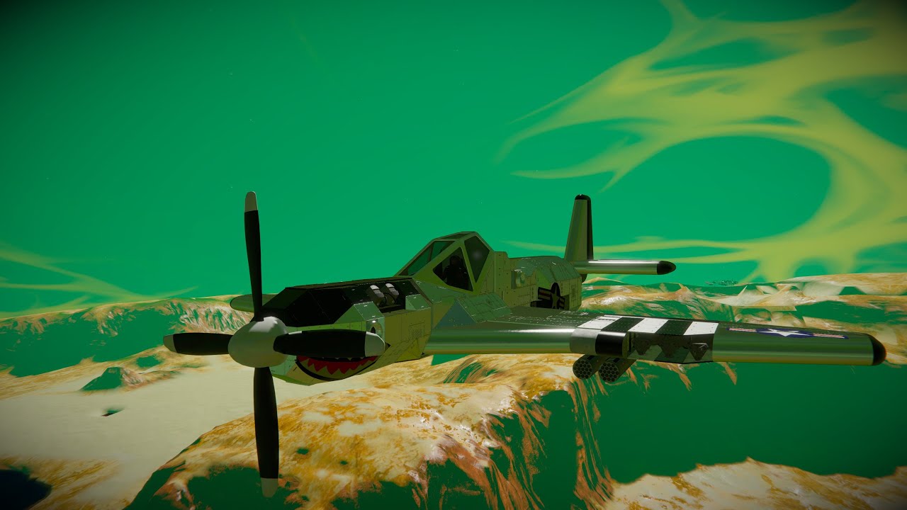 Space Engineers: P-51E SE Showcase