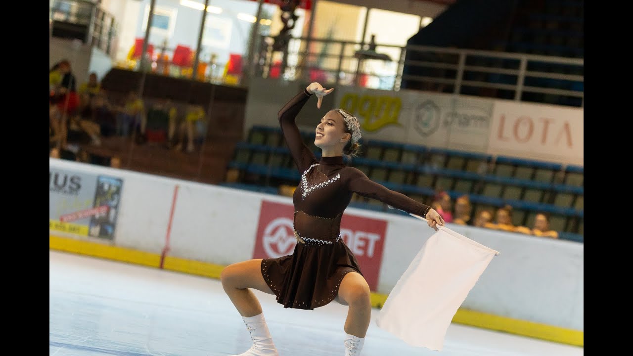 Mažoretky SK PROVO Brno - flag senior solo Kateřina Jarošová 2024