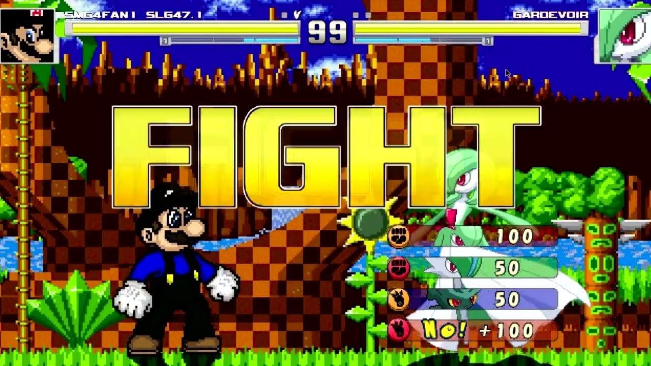 mugen i chars di mario e luigi con i poteri nascosti parte 1
