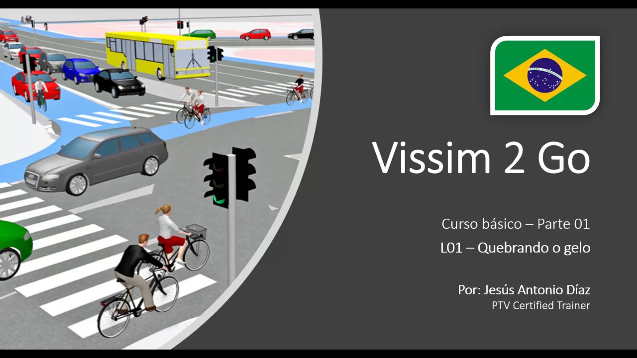 Tutorial Vissim Português | [01.01] Quebrando o Gelo