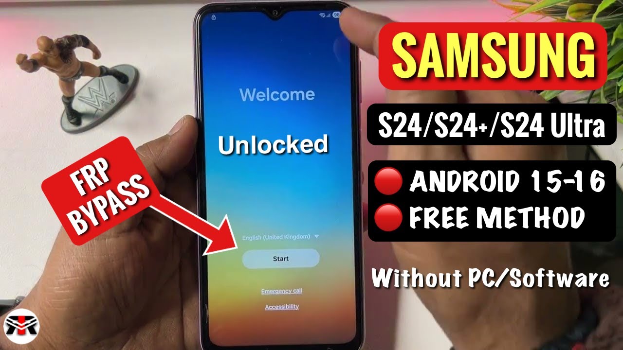 Обход FRP на Samsung S24/S24+/S24 Ultra (Android 15-16) | Разблокировка FRP на Samsung S24 Ultra ...