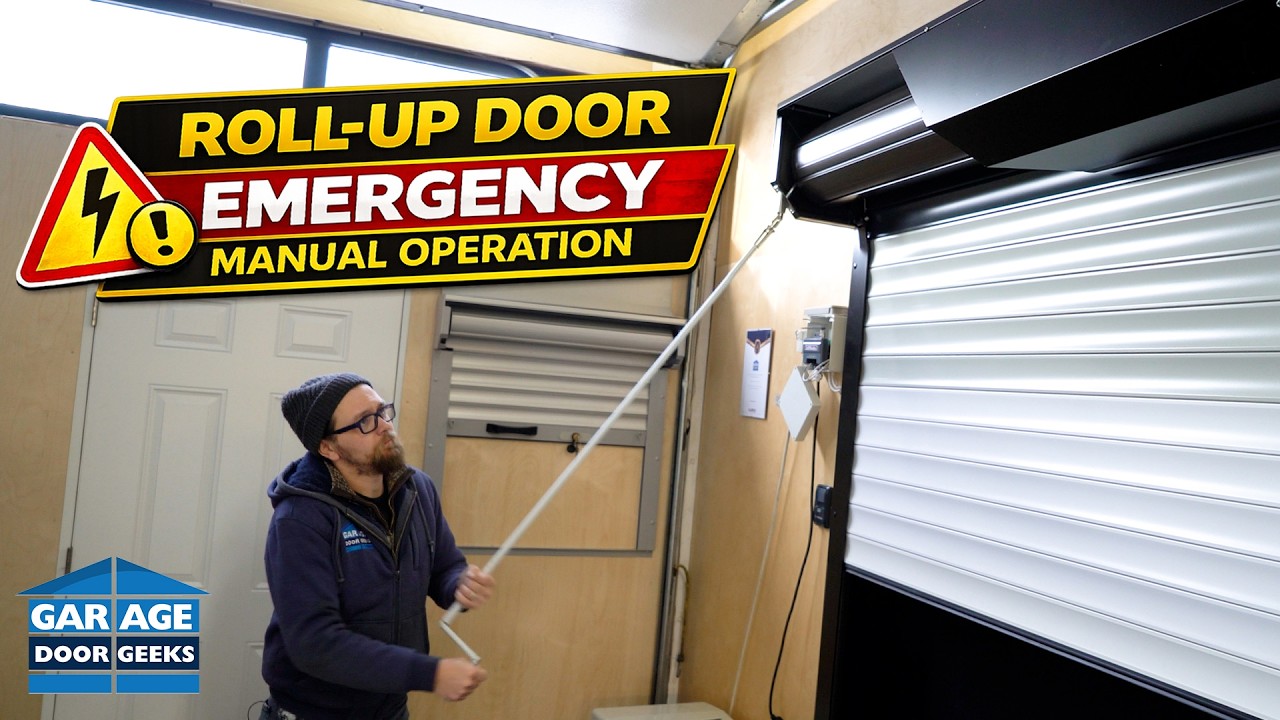 Roll-Up Door Emergency Manual Operation (When the Power Goes Out)