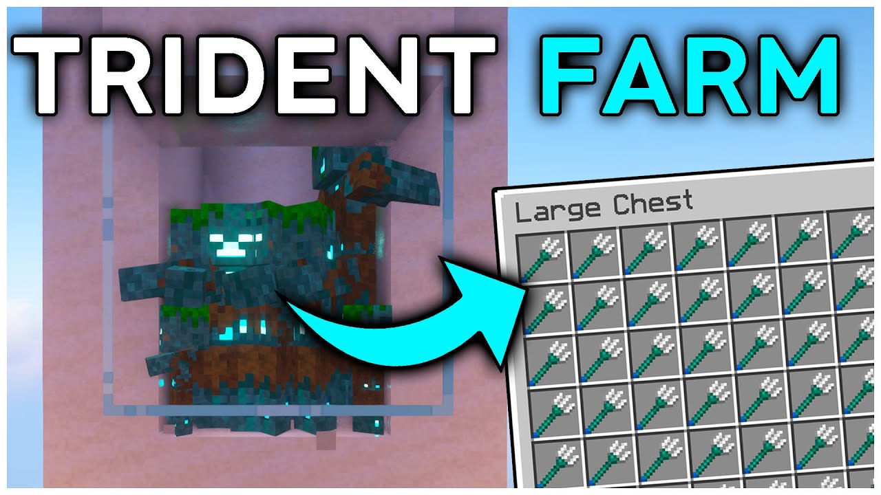 The BEST Trident Farm in Minecraft Java 1.21 (Tutorial)