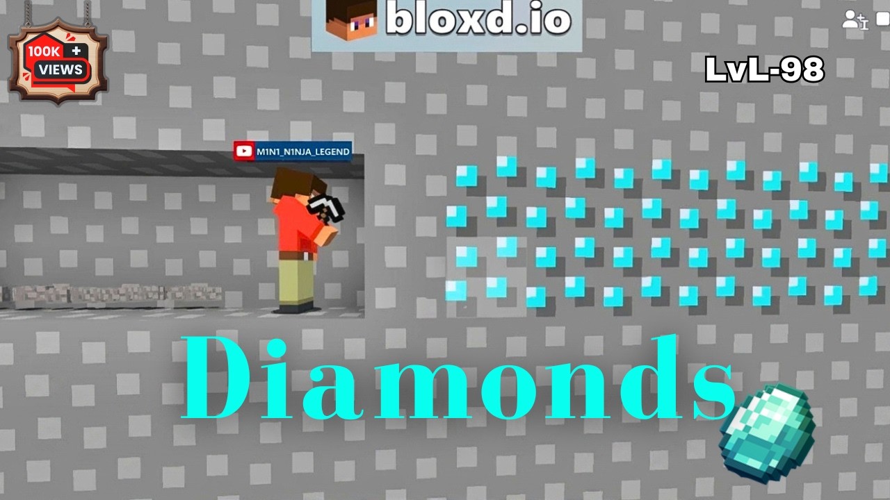 Как найти АЛМАЗЫ в Bloxd.io?💎
