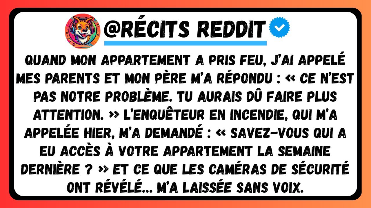 Après Que Mon Appartement A Pris Feu, Mes Parents Ont Dit : « Ce N’Est Pas Notre Problème. » Jusqu’À