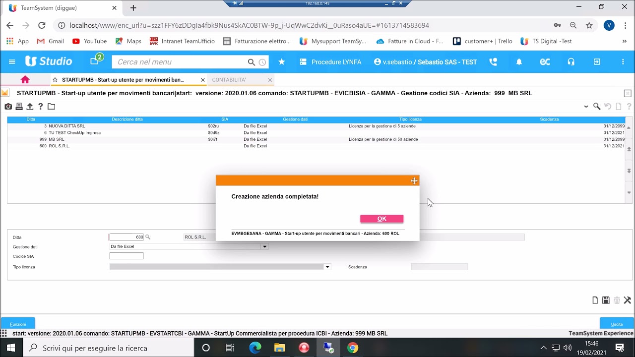 Movimenti bancari webinar del 19 02 2021