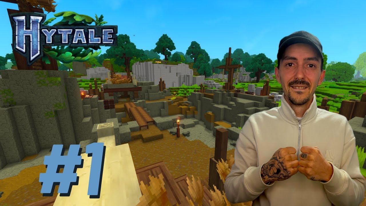 Mi PRIMER DIA en HYTALE! el MEJOR COMIENZO!! hytale #1