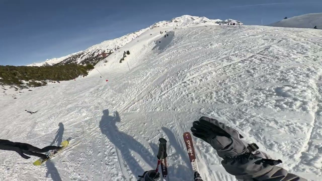 Edelweiss - Arc 1950 - Les Arcs - French Alps - Skiing - GoPro Hero 12 Black 4K