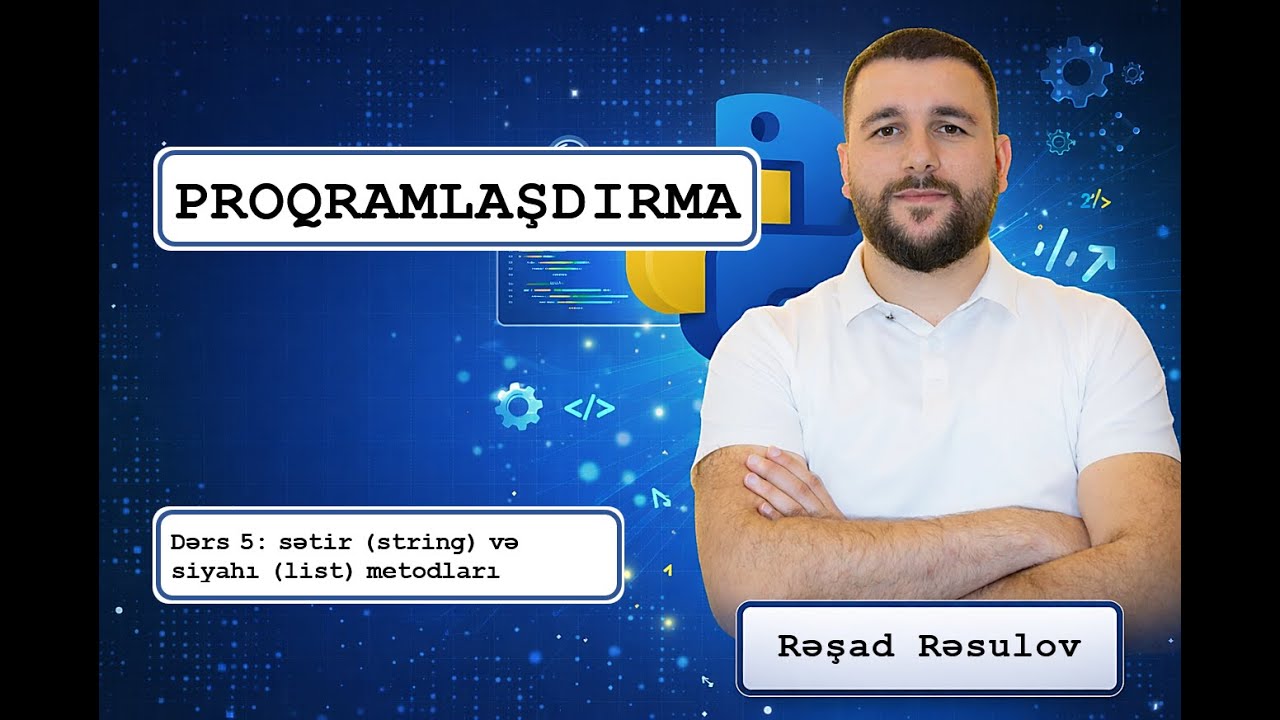 BÖLMƏ 12. PROQRAMLAŞDIRMA. METODLAR (V HİSSƏ)