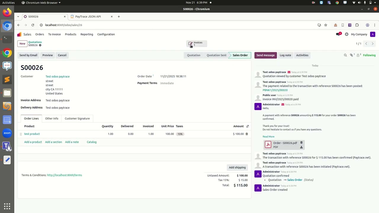 PayTrace Odoo Integration | Accept Secure Payments in Odoo ERP