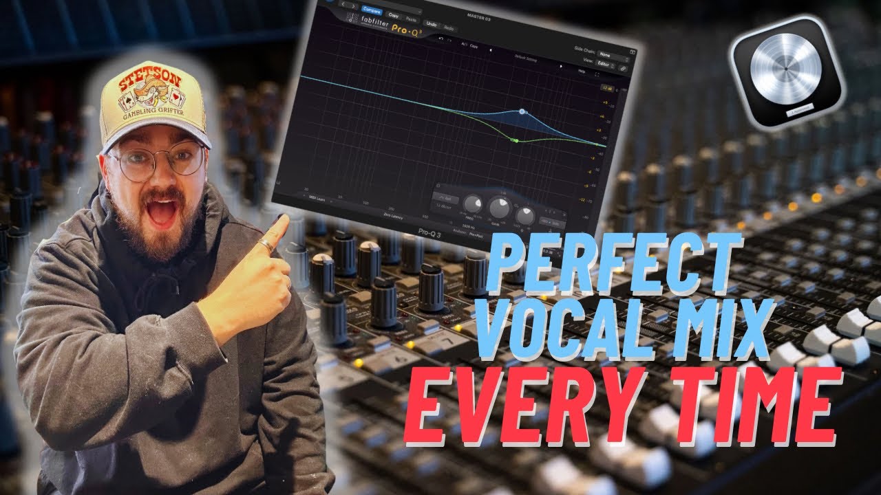 PERFECT VOCALS MIX into any 2-track (instrumental)- Logic Pro X
