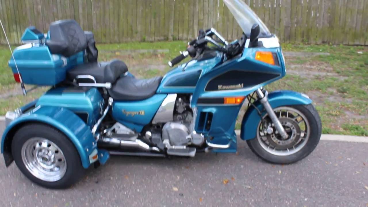 SOLD! 1995 Kawasaki Voyager XII Voyager trike kit for sale no reserve auction like goldwing gl1200