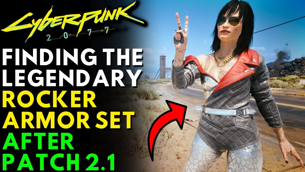 Cyberpunk 2077 - How To Get Legendary Rocker Armor Set | Update 2.1 (Locations & Guide)