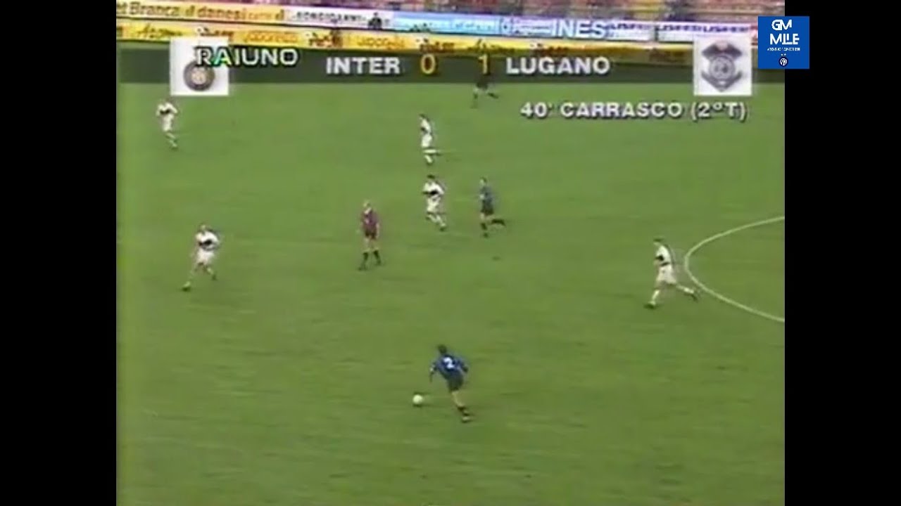 1995-96 (32' Rit Coppa UEFA - 26-09-1995) INTER-Lugano 0-1 [E.Carrasco] Rai1