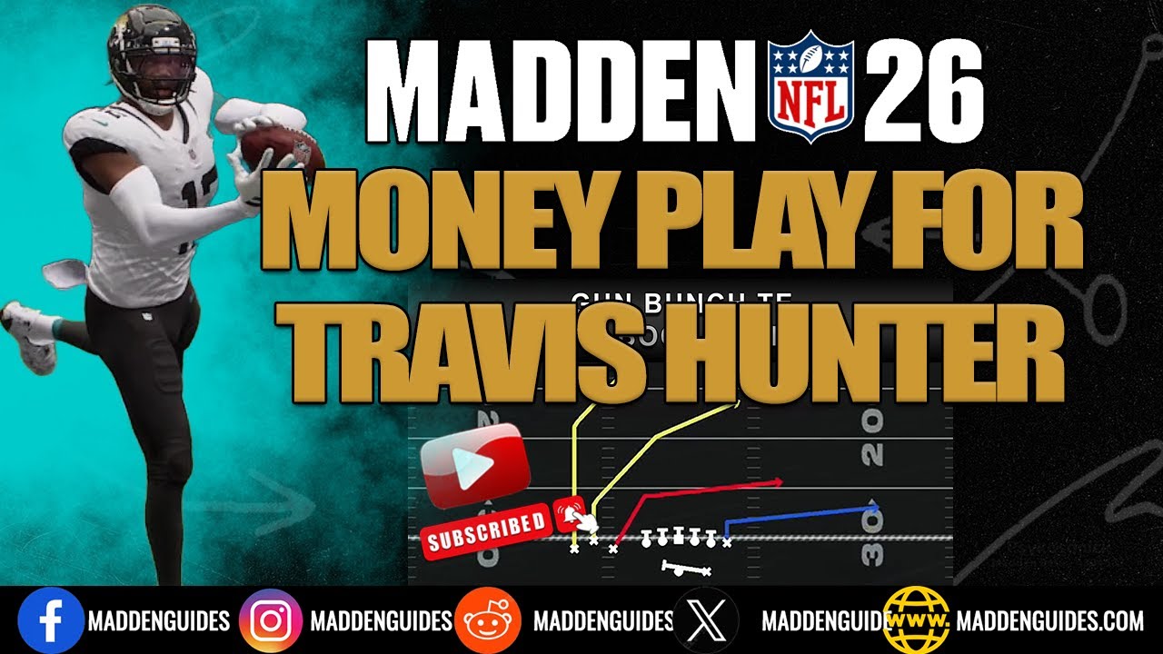 Игра на деньги для Трэвиса Хантера: ЛЕГКАЯ техника набора очков в Madden 26