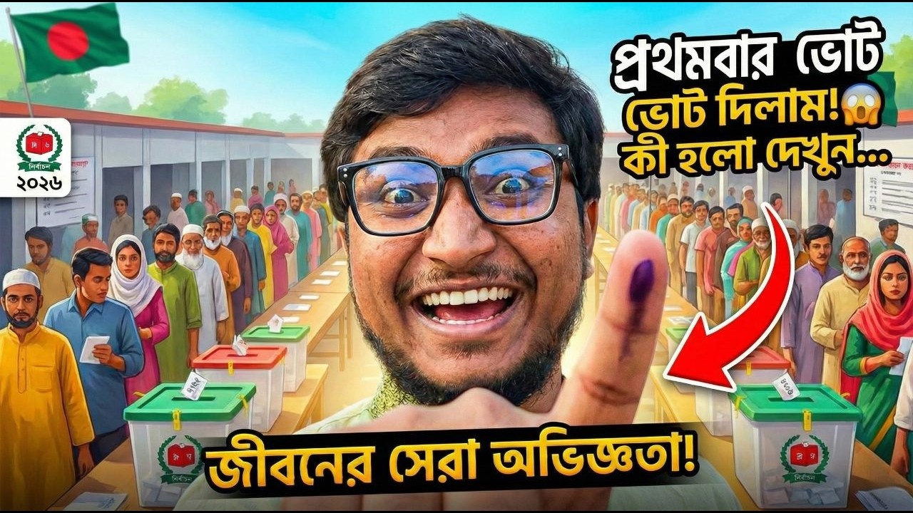 প্রথমবারের মতো ভোট দিলাম! বাংলাদেশ নির্বাচন ২০২৬ ভ্লগ | Bangladesh Election 2026 Vlog