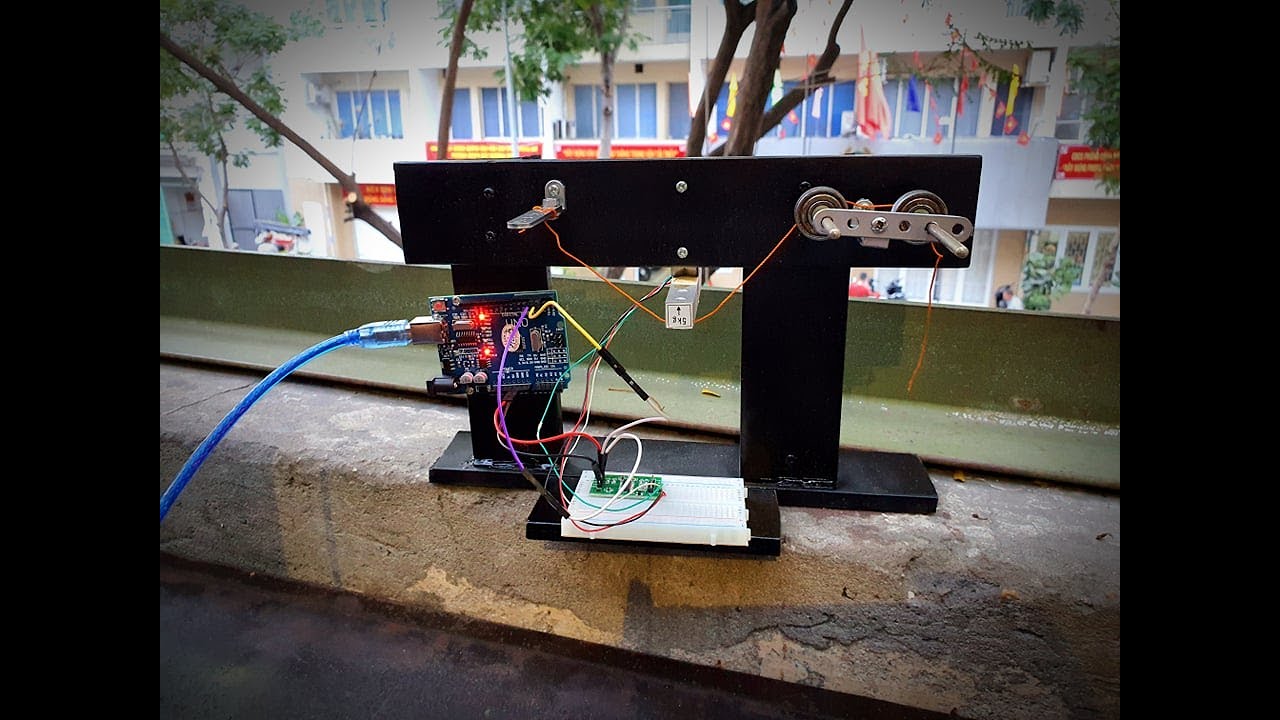 Tension Force Measuring Device By Arduino Uno R3, Loadcell sensor and HX711